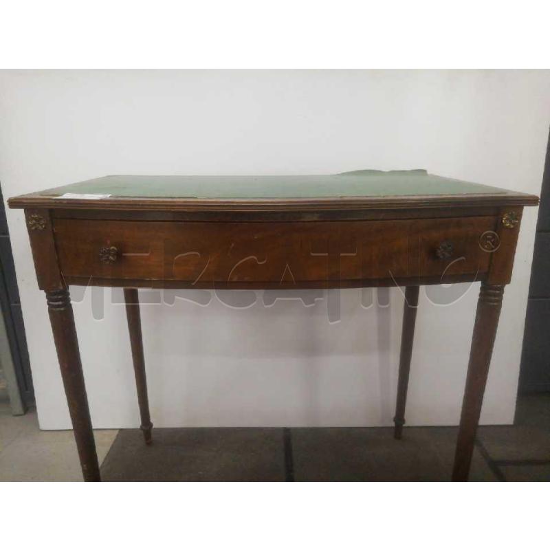 CONSOLLE / SCRITTOIO LEGNO CON CASSETTO | Mercatino dell'Usato Moncalieri bengasi 1