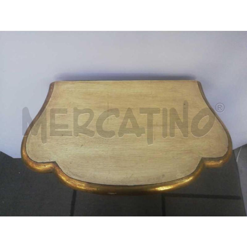 CONSOLLE DORATA VINTAGE  | Mercatino dell'Usato Moncalieri bengasi 2