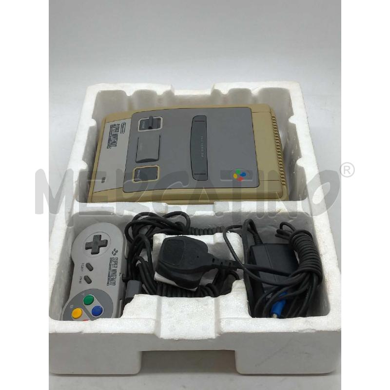 CONSOLLE SUPER NINTENDO PAL VERSION FUNZIONANTE SCATOLA ALIMENTATORE 2 JOYPAD MANCA CAVO MULTIOUT | Mercatino dell'Usato Moncalieri bengasi 2