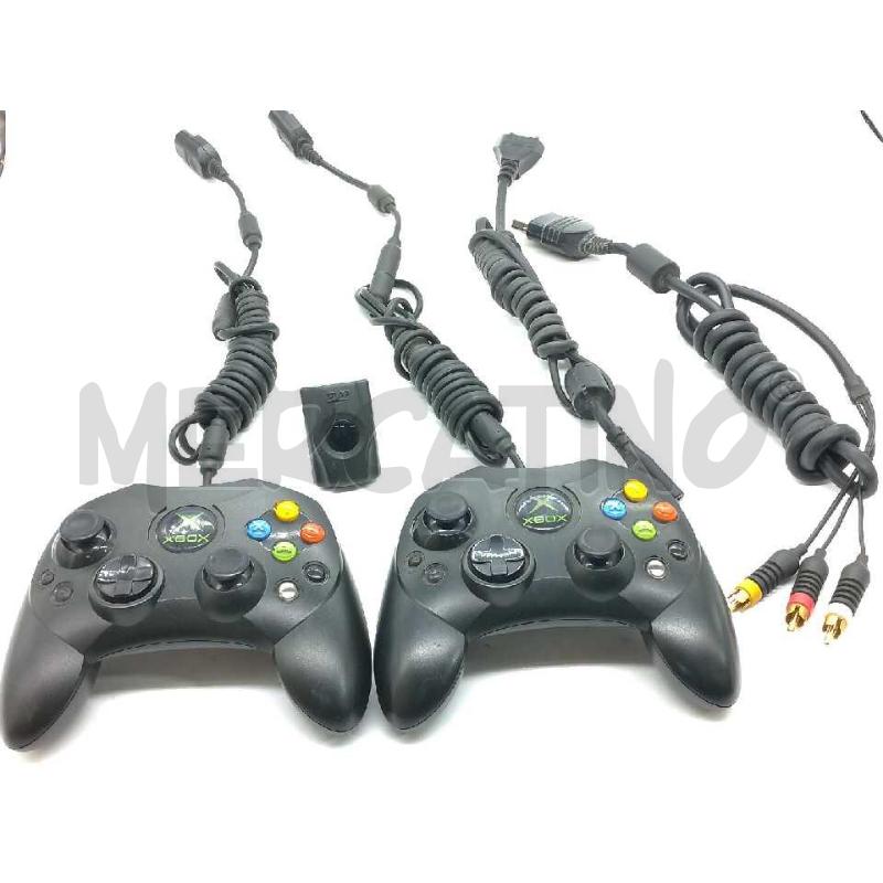 CONSOLLE X BOX CON DUE JOYPAD E CAVI FUNZIONANTE | Mercatino dell'Usato Moncalieri bengasi 2