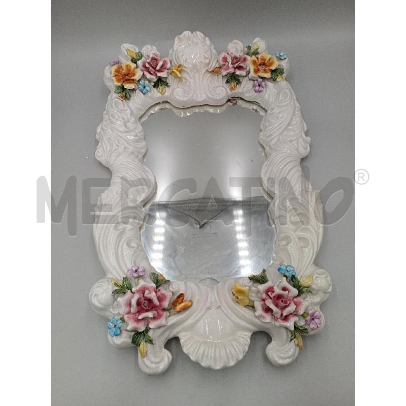 CONSOLLE + SPECCHIO + COPPIA APPLIQUES CAPODIMONTE | Mercatino dell'Usato Moncalieri bengasi 2