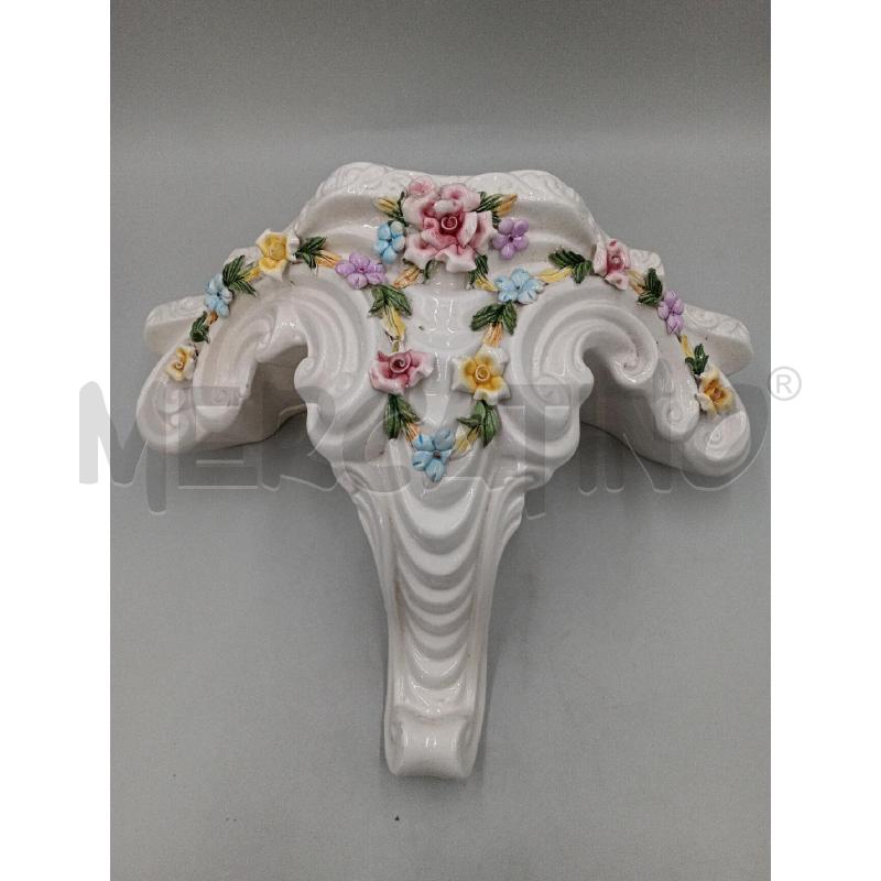 CONSOLLE + SPECCHIO + COPPIA APPLIQUES CAPODIMONTE | Mercatino dell'Usato Moncalieri bengasi 3