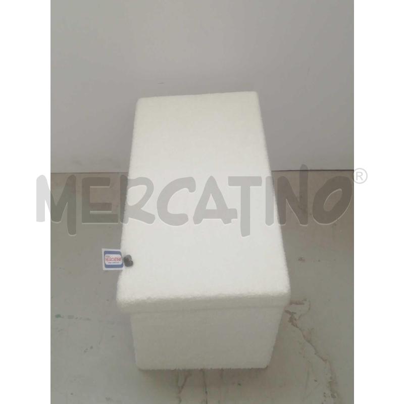 CONTENITORE CARTONATO E ESTERNAMENTE PELOSONE BIANCO C/COPERCHIO | Mercatino dell'Usato Moncalieri bengasi 5