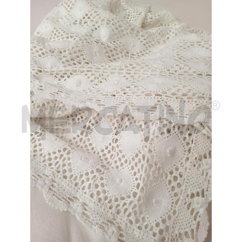 COPRI LETTO UNCINETTO BIANCO MATRIMONIALE | Mercatino dell'Usato Moncalieri bengasi 5