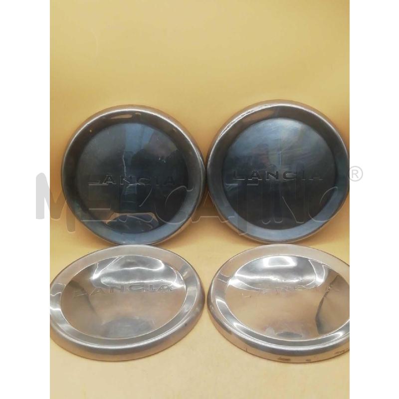COPRI MOZZO COPPE 4PZ VINTAGE SCRITTA LANCIA CROMATE  | Mercatino dell'Usato Moncalieri bengasi 1