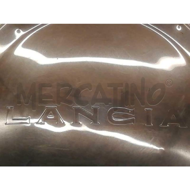 COPRI MOZZO COPPE 4PZ VINTAGE SCRITTA LANCIA CROMATE  | Mercatino dell'Usato Moncalieri bengasi 4
