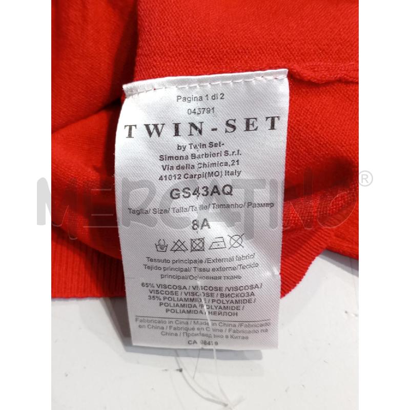 COPRI SPALLA TWIN SET ROSSO | Mercatino dell'Usato Moncalieri bengasi 5