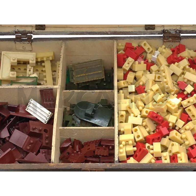COSTRUZIONI VINTAGE MATTONCINI INPERFOR BLOCCO MISTO IN SCATOLA ARTIGIANALE | Mercatino dell'Usato Moncalieri bengasi 2