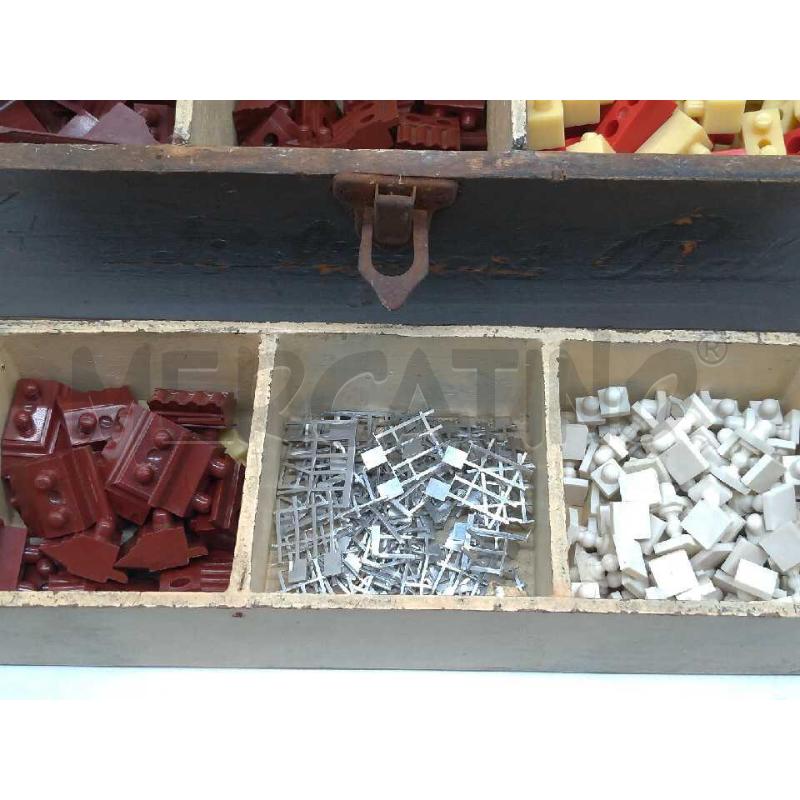 COSTRUZIONI VINTAGE MATTONCINI INPERFOR BLOCCO MISTO IN SCATOLA ARTIGIANALE | Mercatino dell'Usato Moncalieri bengasi 3