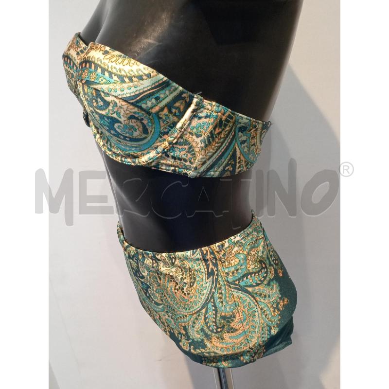COSTUME BIKINI DONNA ZIMMERMAN FANTASIA VERDE SENZA SPALLINE | Mercatino dell'Usato Moncalieri bengasi 3