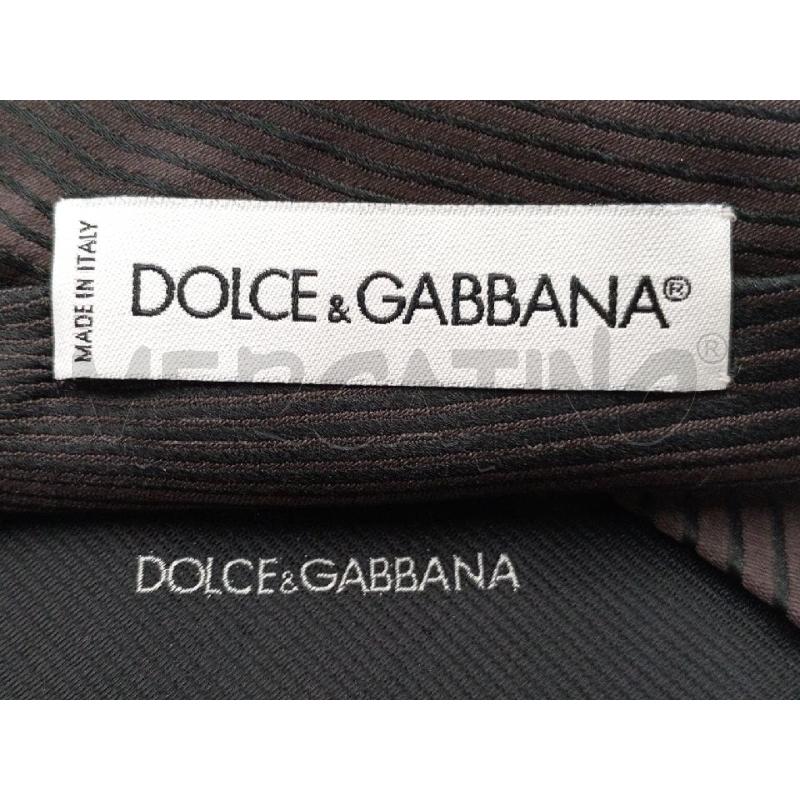 CRAVATTA DOLCE & GABBANA MARRONE RIGHE | Mercatino dell'Usato Moncalieri bengasi 3