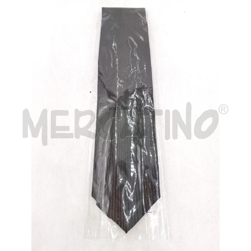 CRAVATTA DOLCE & GABBANA MARRONE RIGHE | Mercatino dell'Usato Moncalieri bengasi 5