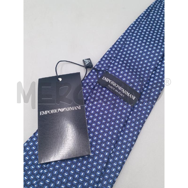 CRAVATTA EMPORIO ARMANI BLU BIANCA | Mercatino dell'Usato Moncalieri bengasi 3