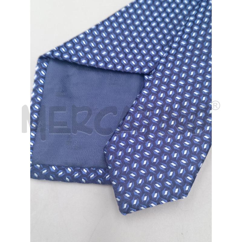CRAVATTA EMPORIO ARMANI BLU BIANCA | Mercatino dell'Usato Moncalieri bengasi 4