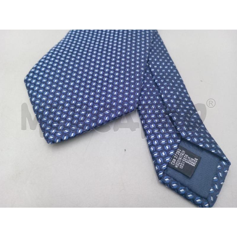 CRAVATTA EMPORIO ARMANI BLU BIANCA | Mercatino dell'Usato Moncalieri bengasi 5