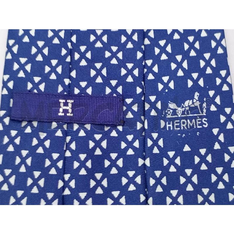 CRAVATTA HERMES  BLU | Mercatino dell'Usato Moncalieri bengasi 5