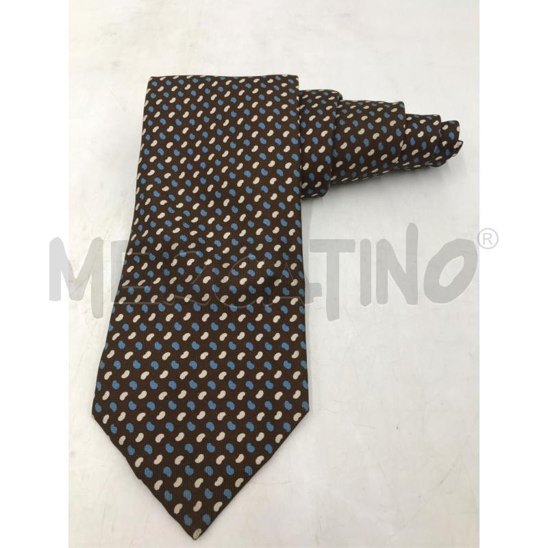 CRAVATTA MARINELLA MARRONE FANTASIA BLU BEIGE | Mercatino dell'Usato Moncalieri bengasi 1