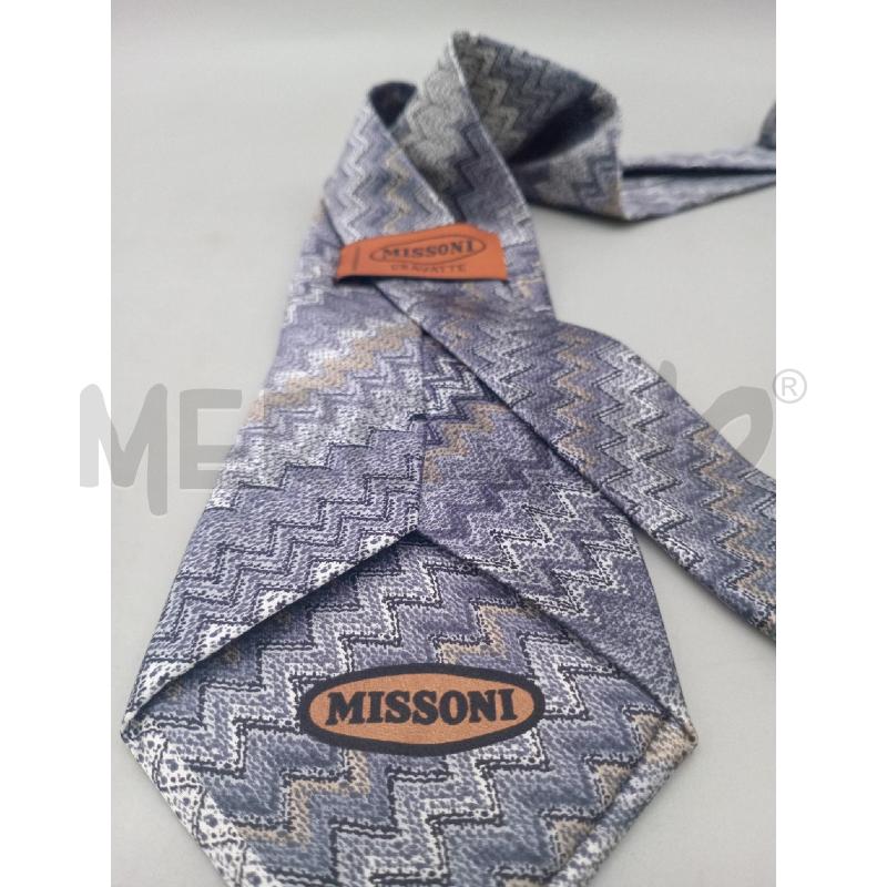CRAVATTA MISSONI FANTASIA GRIGIA | Mercatino dell'Usato Moncalieri bengasi 4
