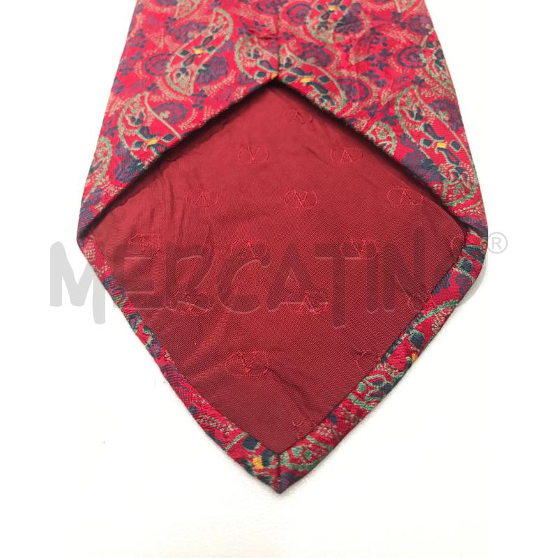 CRAVATTA VALENTINO STAMBA FANTASIA ROSSA  | Mercatino dell'Usato Moncalieri bengasi 4
