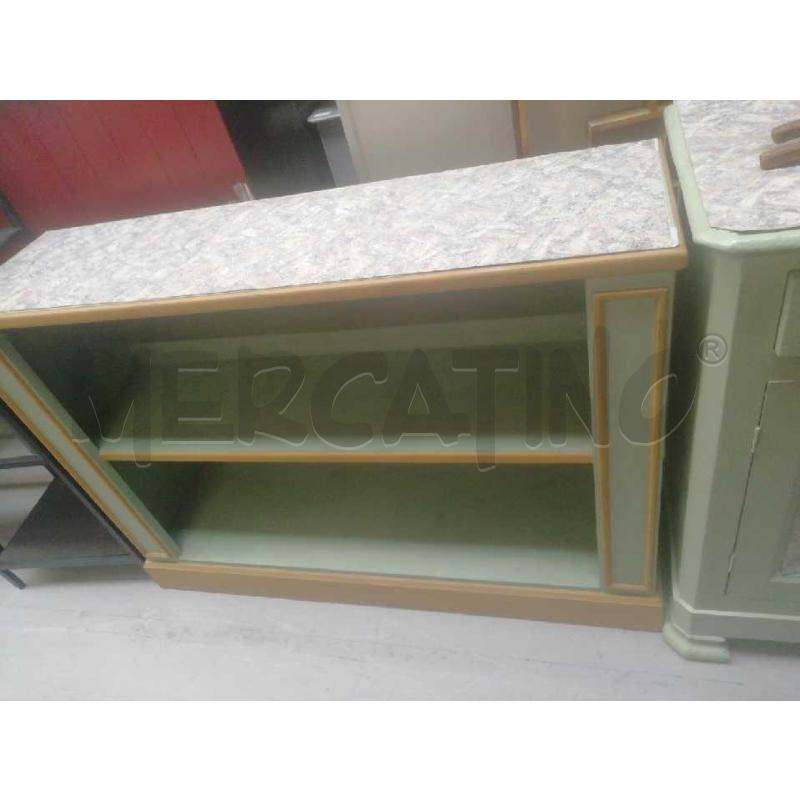 CREDENZA LIBRERIA LACCATA VINTAGE | Mercatino dell'Usato Moncalieri bengasi 1