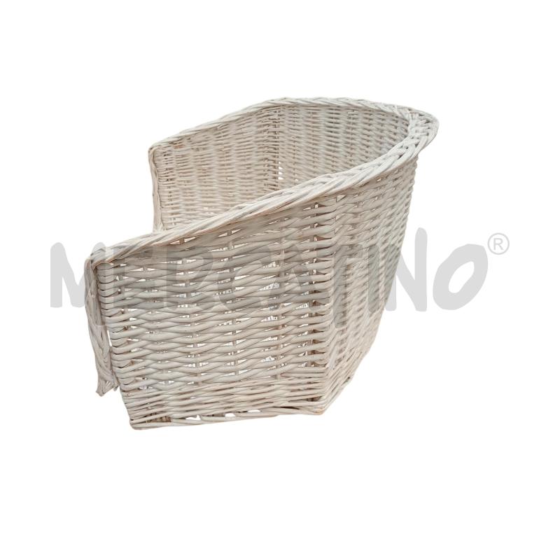 CUCCIA VIMINI BIANCA | Mercatino dell'Usato Moncalieri bengasi 2