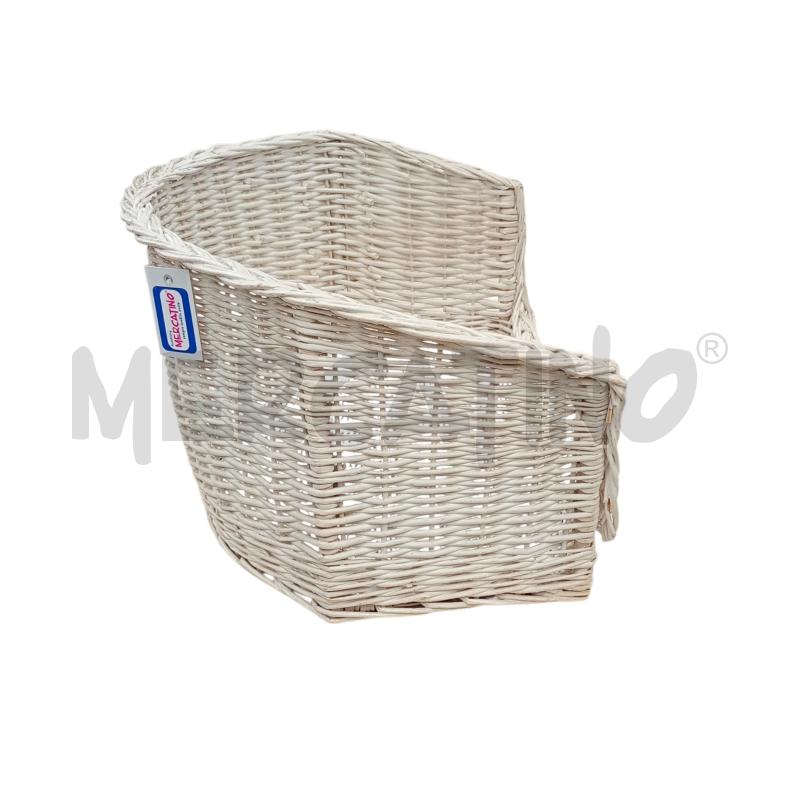 CUCCIA VIMINI BIANCA | Mercatino dell'Usato Moncalieri bengasi 4
