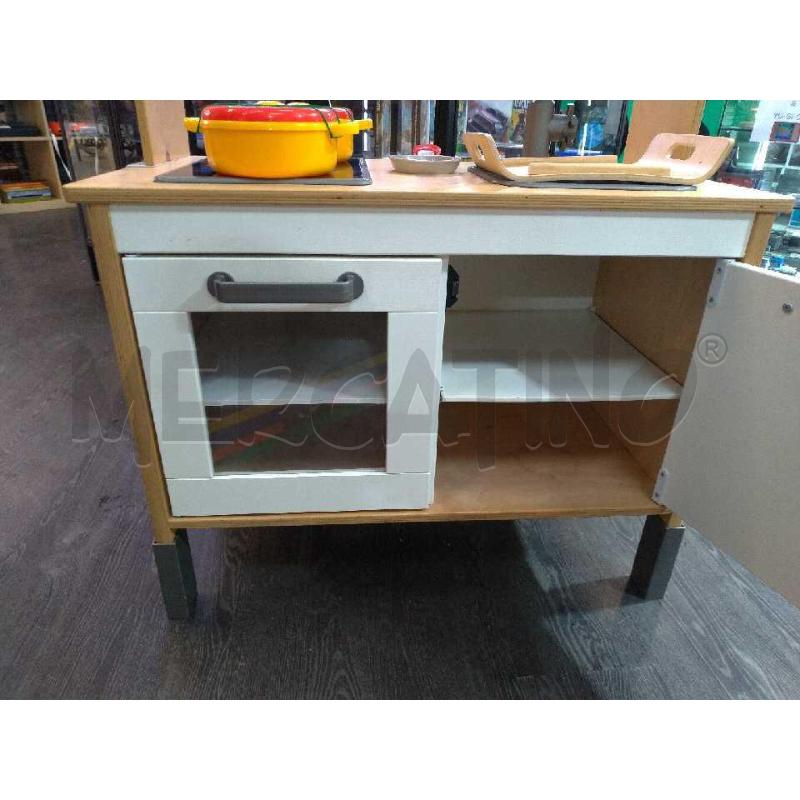 CUCINA BIMBA GIOCATTOLO IN LEGNO ACCESSORI PLASTICA CONTENITORE BIANCO | Mercatino dell'Usato Moncalieri bengasi 4