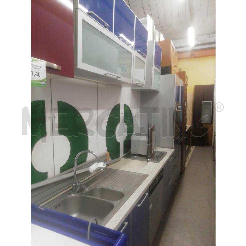 CUCINA BLU MODERNA CON ELETTRODOMESTICI NO LAVASTOVIGLIE | Mercatino dell'Usato Moncalieri bengasi 1