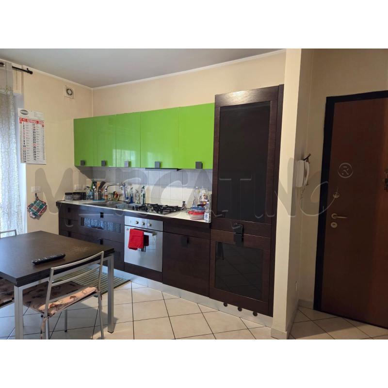 CUCINA COMPLETA LINEARE BASE WENGE PENSILI VERDE LUCIDI  | Mercatino dell'Usato Moncalieri bengasi 1