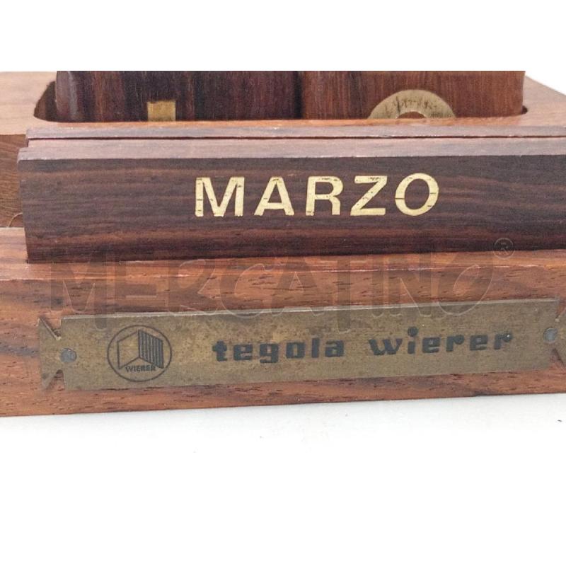 DATARIO LEGNO PERPETUO WIERER | Mercatino dell'Usato Moncalieri bengasi 3