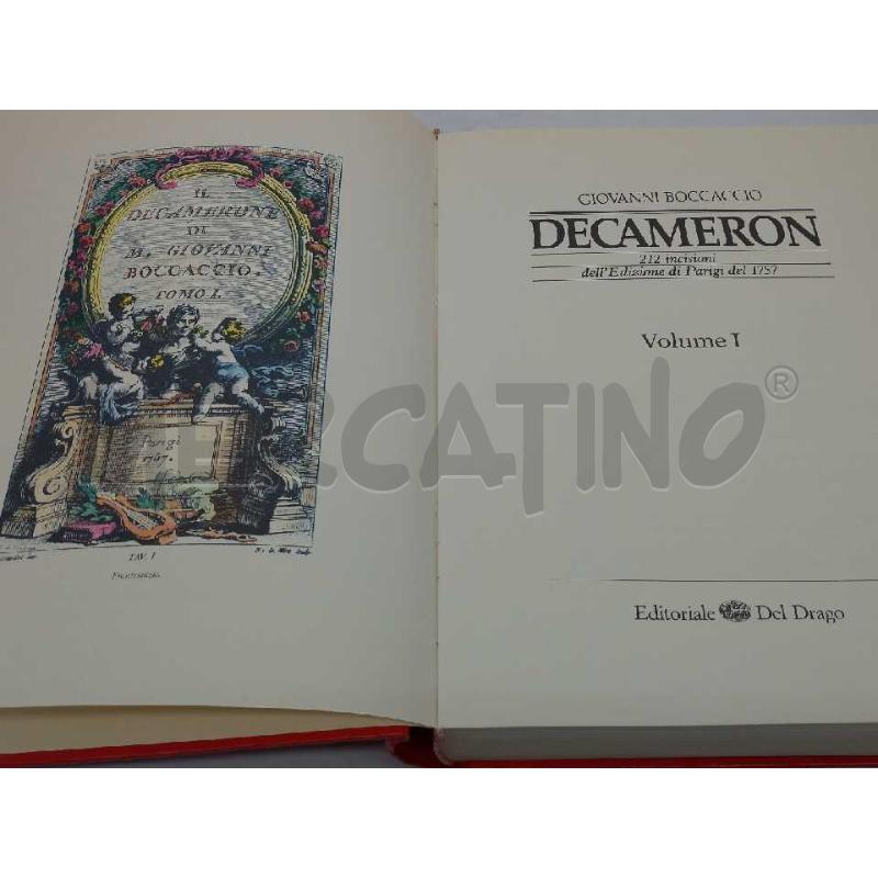 DECAMERON 3 VOLUMI EDITORIALE DEL DRAGO | Mercatino dell'Usato Moncalieri bengasi 2