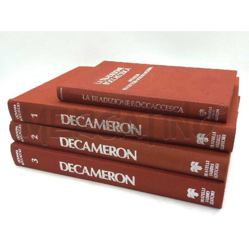 DECAMERON DI BOACCACCIO 1977 EDIZIONI FABBRI | Mercatino dell'Usato Moncalieri bengasi 1