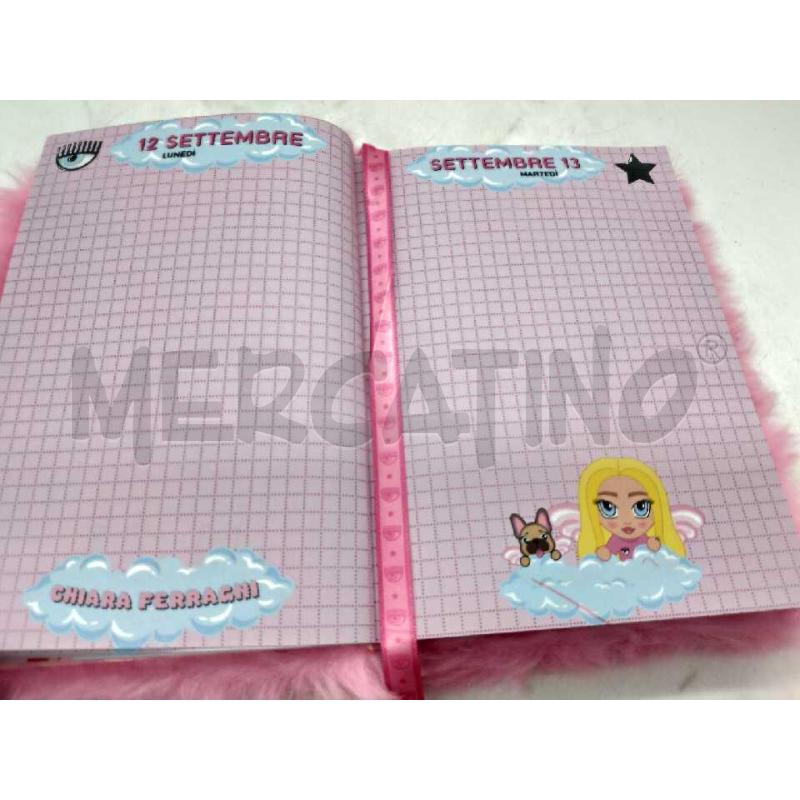 DIARIO COLLEZIONE CHIARA FERRAGNI PELO ROSA 2023 | Mercatino dell'Usato Moncalieri bengasi 4