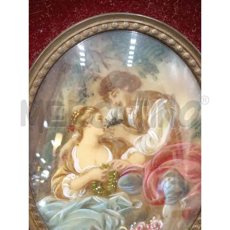DIPINTO IN MINIATURA AMANTI  | Mercatino dell'Usato Moncalieri bengasi 2