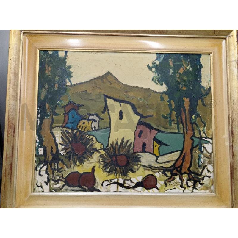 DIPINTO OLIO S/TAVOLA ARTISTA PISSANCHI GIANCARLO | Mercatino dell'Usato Moncalieri bengasi 1