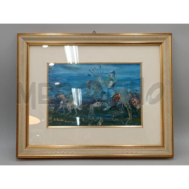 DIPINTO OLIO S/TAVOLA ARTISTA S. BALDI  | Mercatino dell'Usato Moncalieri bengasi 1
