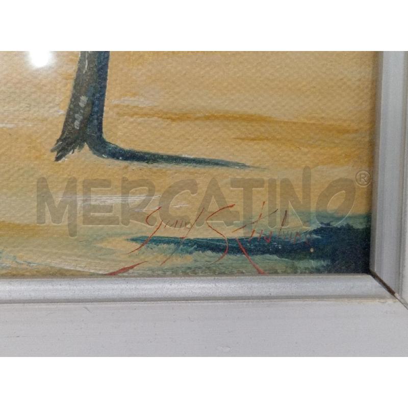 DIPINTO OLIO S/TELA ARTISTA GIANFRANCO SCHIALVINO CASE STILIZZATE  | Mercatino dell'Usato Moncalieri bengasi 2