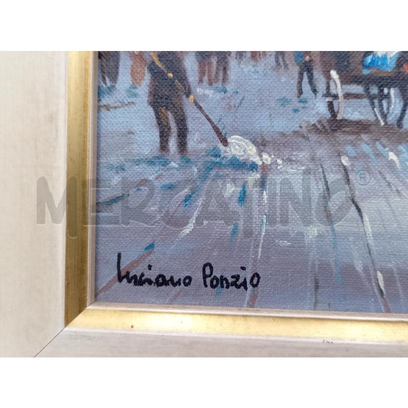 DIPINTO OLIO S/TELA ARTISTA LUCIANO PONZIO | Mercatino dell'Usato Moncalieri bengasi 4