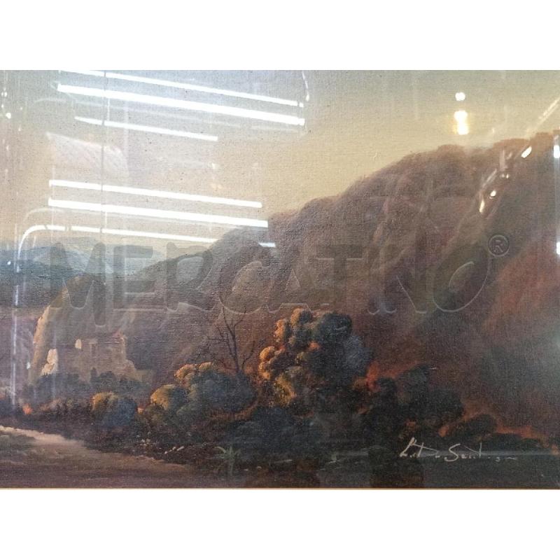 DIPINTO OLIO S/TELA ARTISTA LUIGI DE SANTIS | Mercatino dell'Usato Moncalieri bengasi 3