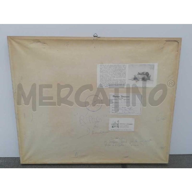 DIPINTO OLIO S/TELA ARTISTA MATTEO IANZANO  | Mercatino dell'Usato Moncalieri bengasi 5