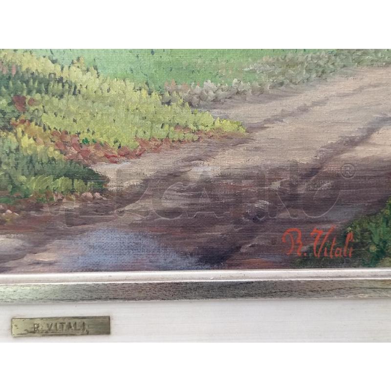 DIPINTO OLIO S/TELA ARTISTA ROBERTO VITALI  | Mercatino dell'Usato Moncalieri bengasi 3