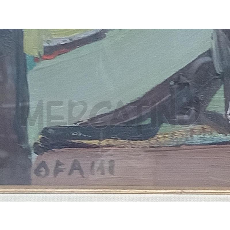 DIPINTO OLIO S/TELA ARTISTA SCROFANI AGOSTINO  | Mercatino dell'Usato Moncalieri bengasi 2
