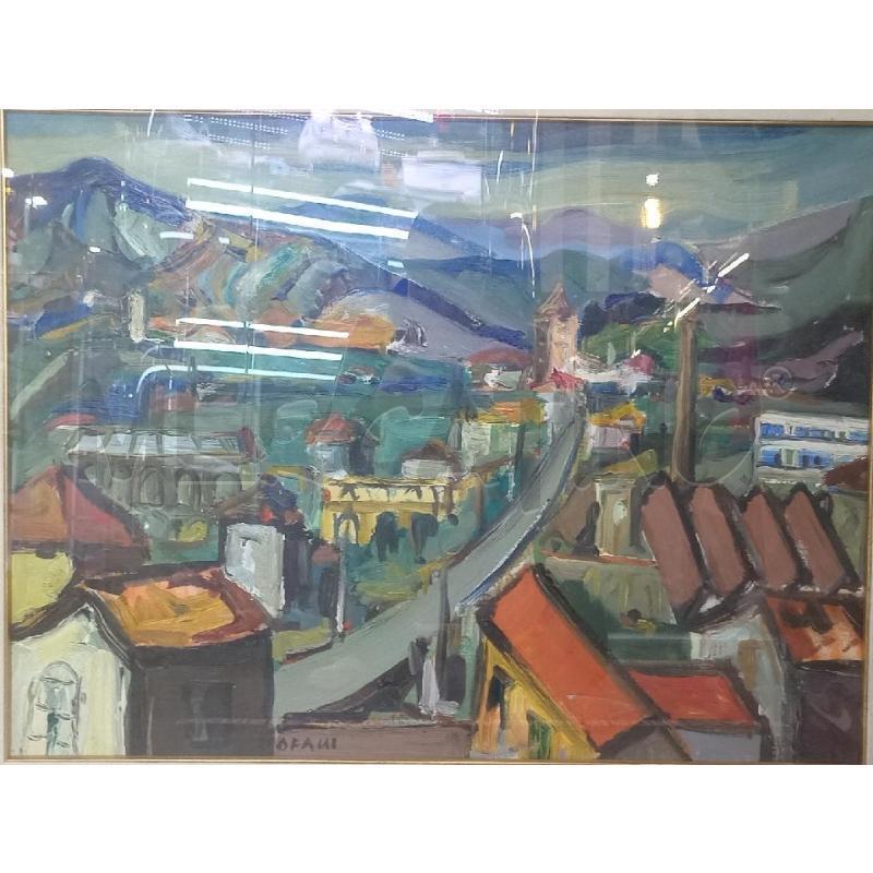 DIPINTO OLIO S/TELA ARTISTA SCROFANI AGOSTINO  | Mercatino dell'Usato Moncalieri bengasi 3