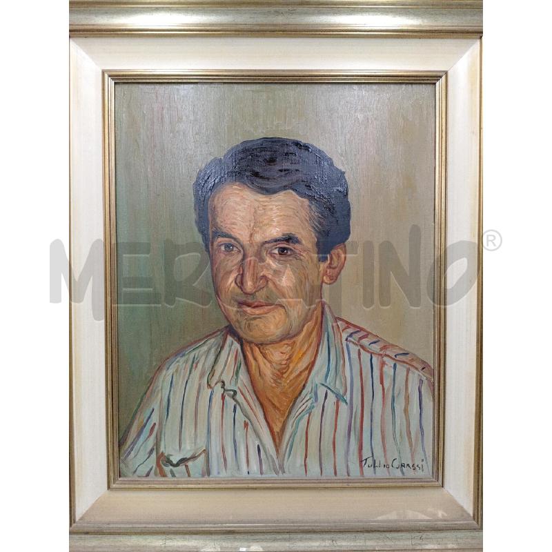 DIPINTO OLIO S/TELA ARTISTA TULLIO GRASSI  | Mercatino dell'Usato Moncalieri bengasi 1