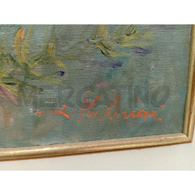 DIPINTO OLIO S/TELA ARTISTA VALERIANI LUCIANO | Mercatino dell'Usato Moncalieri bengasi 4