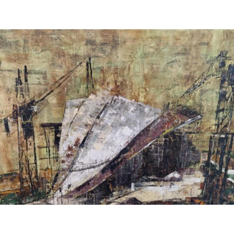 DIPINTO VECCHIO OLIO S/TAVOLA ARTISTA ANNA MARIA DOGLIOTTI  | Mercatino dell'Usato Moncalieri bengasi 1