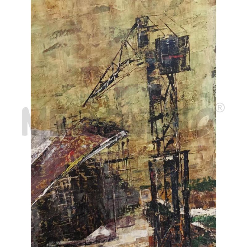 DIPINTO VECCHIO OLIO S/TAVOLA ARTISTA ANNA MARIA DOGLIOTTI  | Mercatino dell'Usato Moncalieri bengasi 3