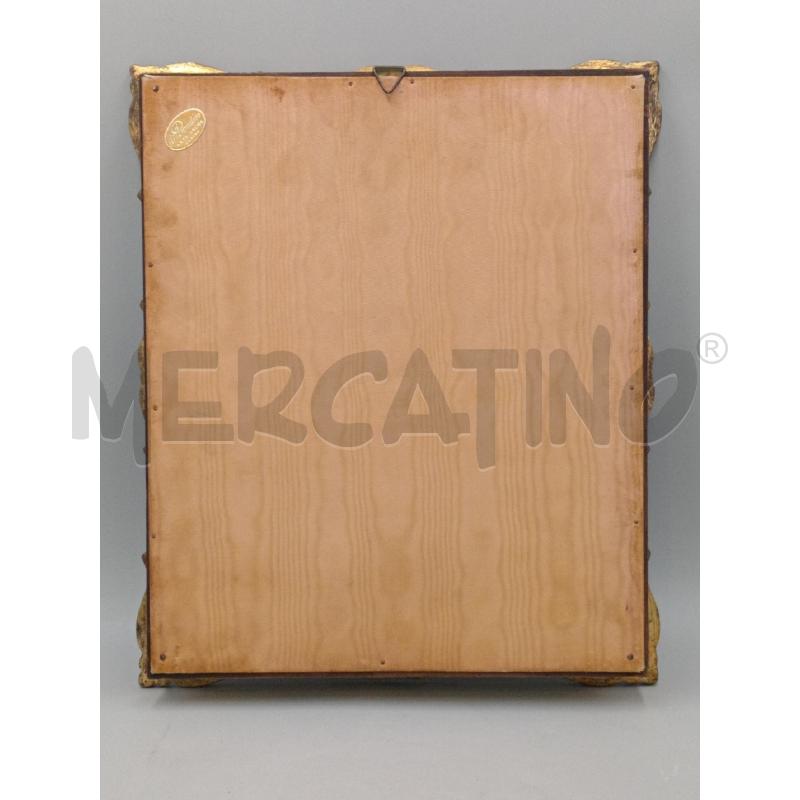 DIPINTO VECCHIO SCENA SACRA MADONNA C/BIMBO E PERSONAGGIO SULLA SX  | Mercatino dell'Usato Moncalieri bengasi 4