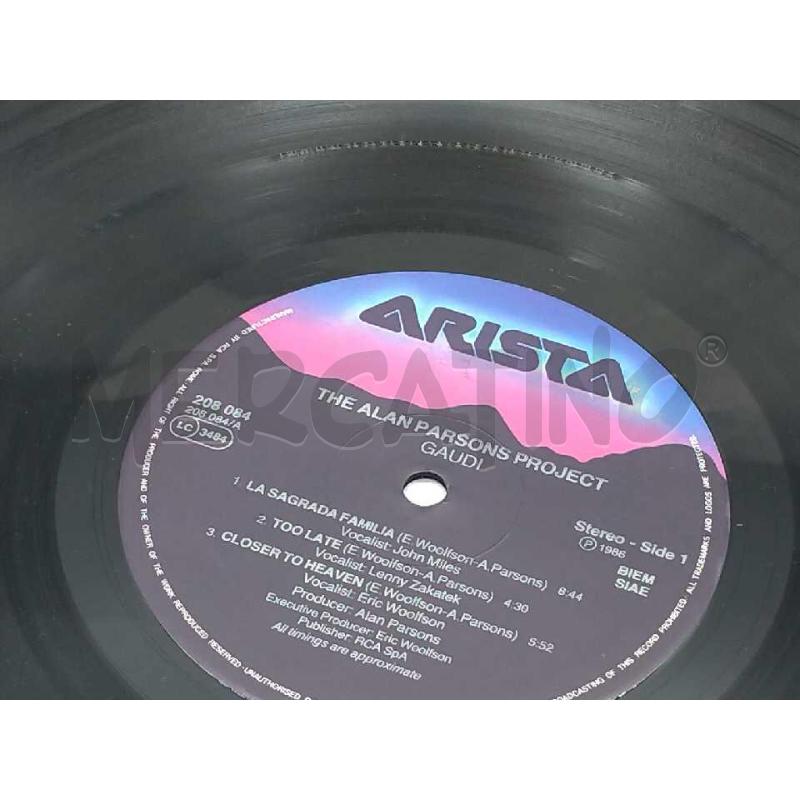 DISCO 33 FIRI GAUDI THE ALAN PARSONS PROJECT VG | Mercatino dell'Usato Moncalieri bengasi 4