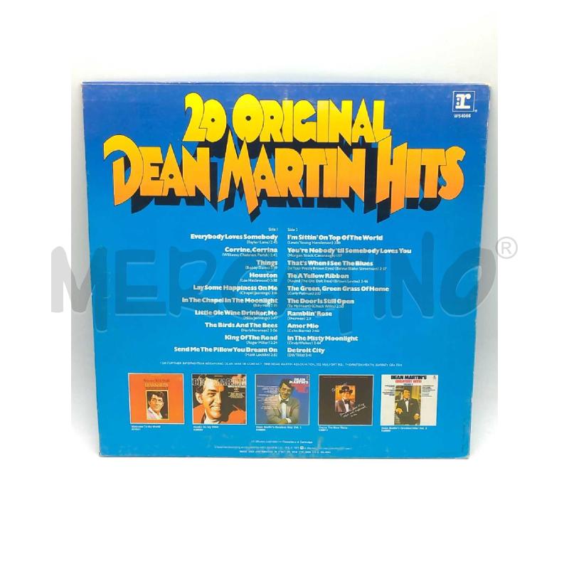 DISCO 33 GIRI 20 ORIGINAL DEAN MARTIN HITS VG | Mercatino dell'Usato Moncalieri bengasi 2